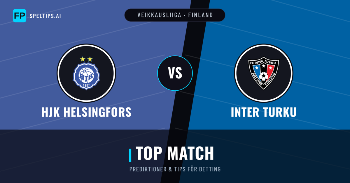 HJK Helsingfors vs Inter Turku Prognoser & Statistik