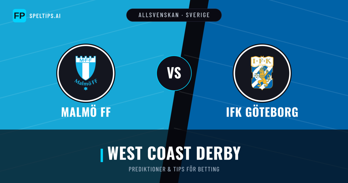 Malmö FF vs IFK Göteborg Prognoser & Statistik