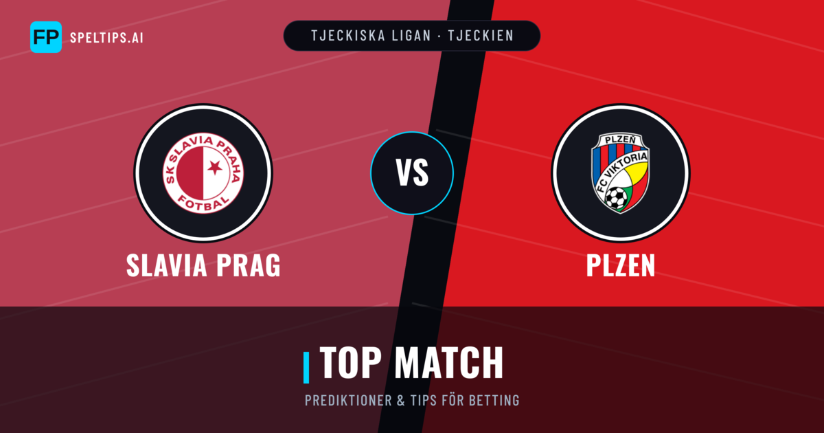 Slavia Prag vs Plzen Prognoser & Statistik