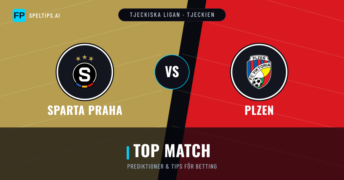 Sparta Praha vs Plzen Prognoser & Statistik