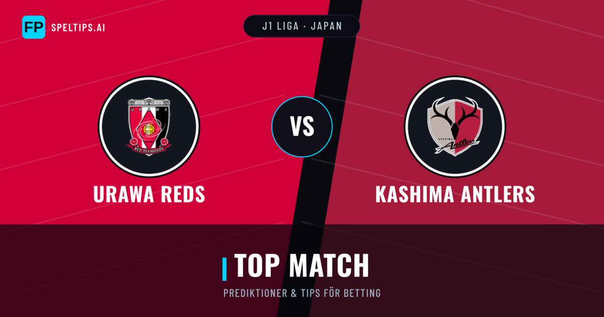 Urawa Reds vs Kashima Antlers Prognoser & Statistik
