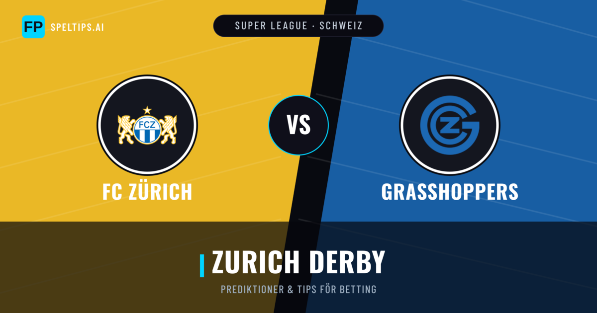 FC Zürich vs Grasshoppers Prognoser & Statistik
