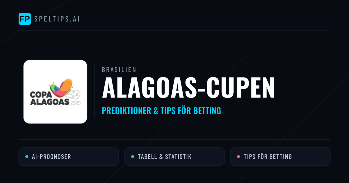 Brasilien Alagoas-cupen Tips & Spelförslag - Bästa tipsen för lången tips idag