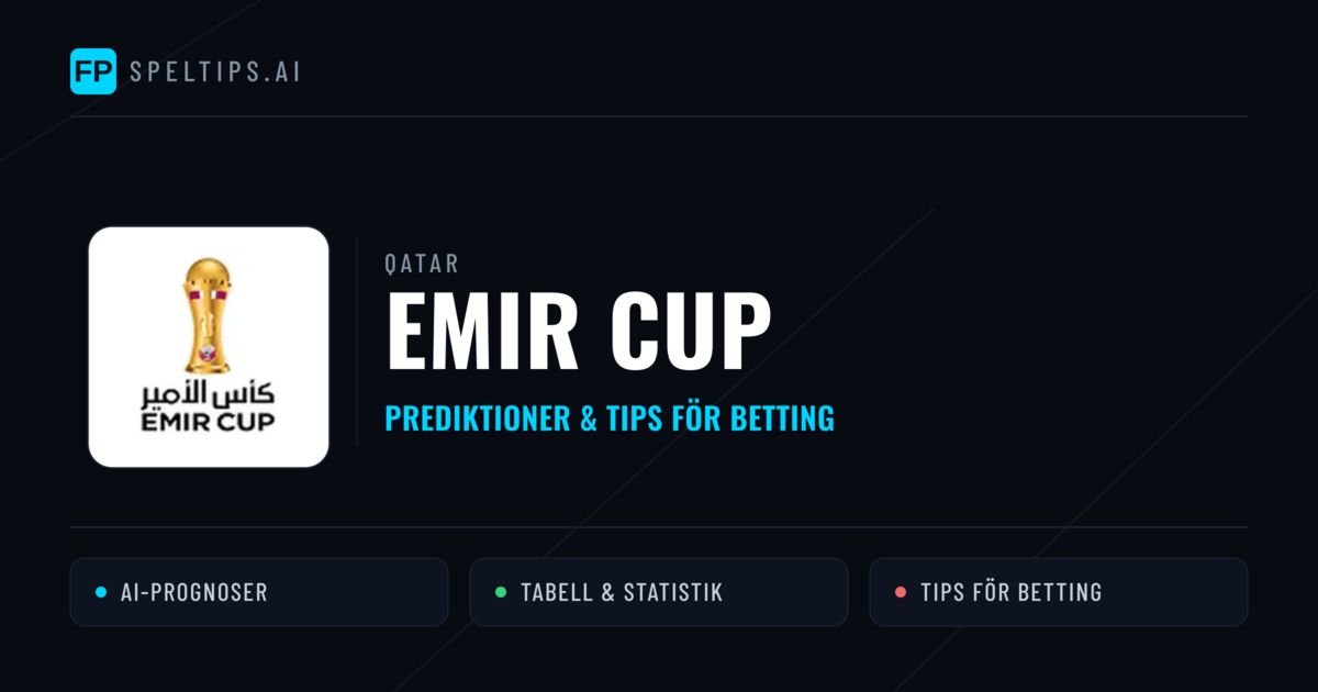 Qatar Emir Cup Tips & Spelförslag - Bästa tipsen för lången tips idag