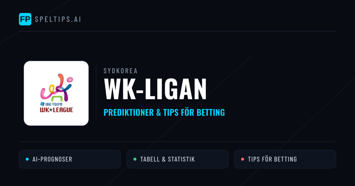 Sydkorea WK-ligan Tips & Spelförslag - Bästa tipsen för lången tips idag