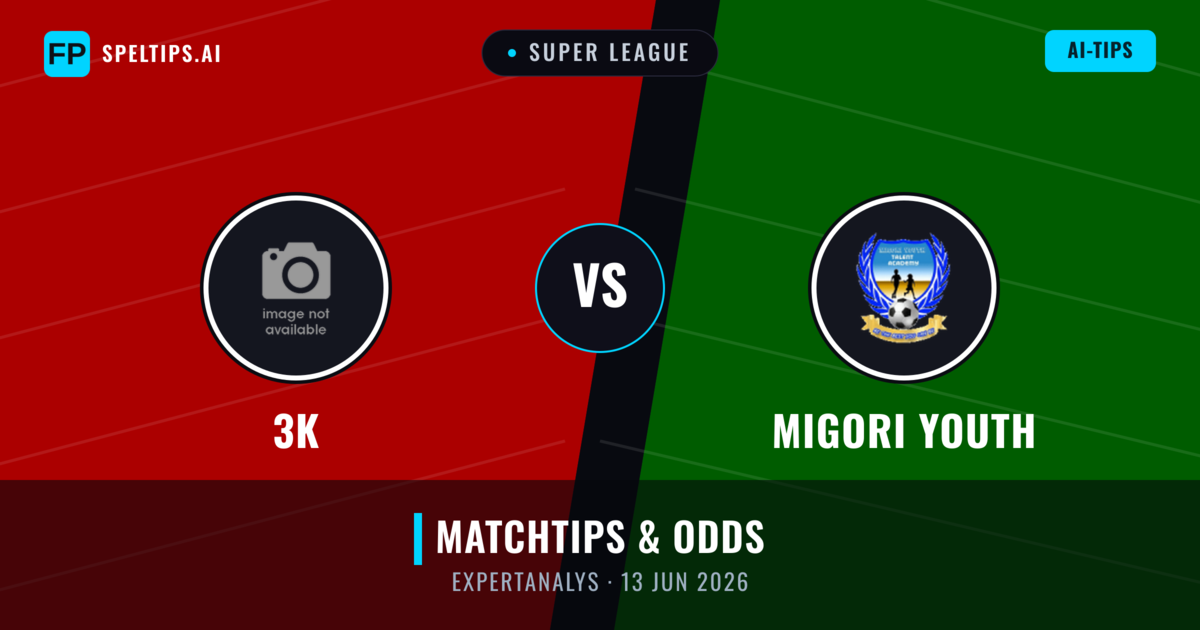 3K vs Migori Youth — matchtips och förhandstitt