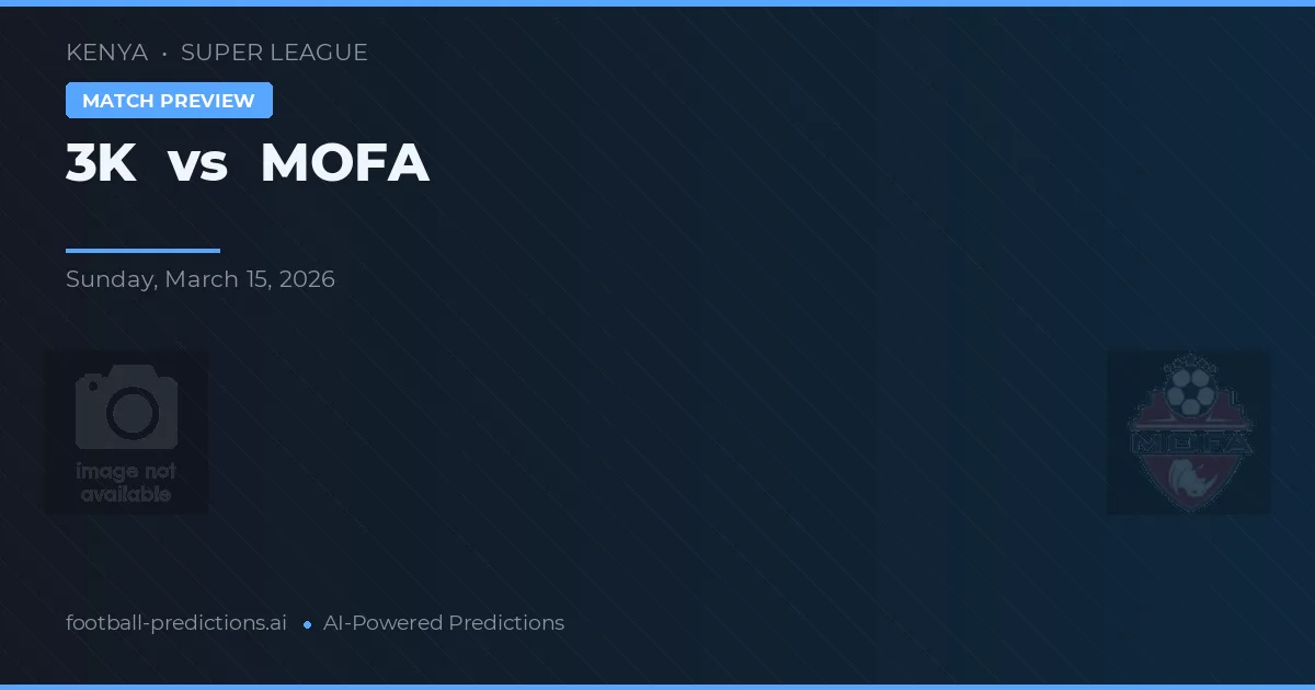 3K vs MOFA — matchtips och förhandstitt