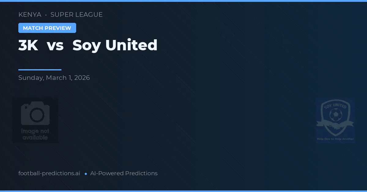 3K vs Soy United — matchtips och förhandstitt