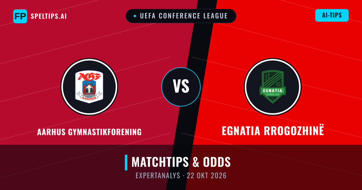 Aarhus Gymnastikforening vs Egnatia Rrogozhinë — matchtips och förhandstitt