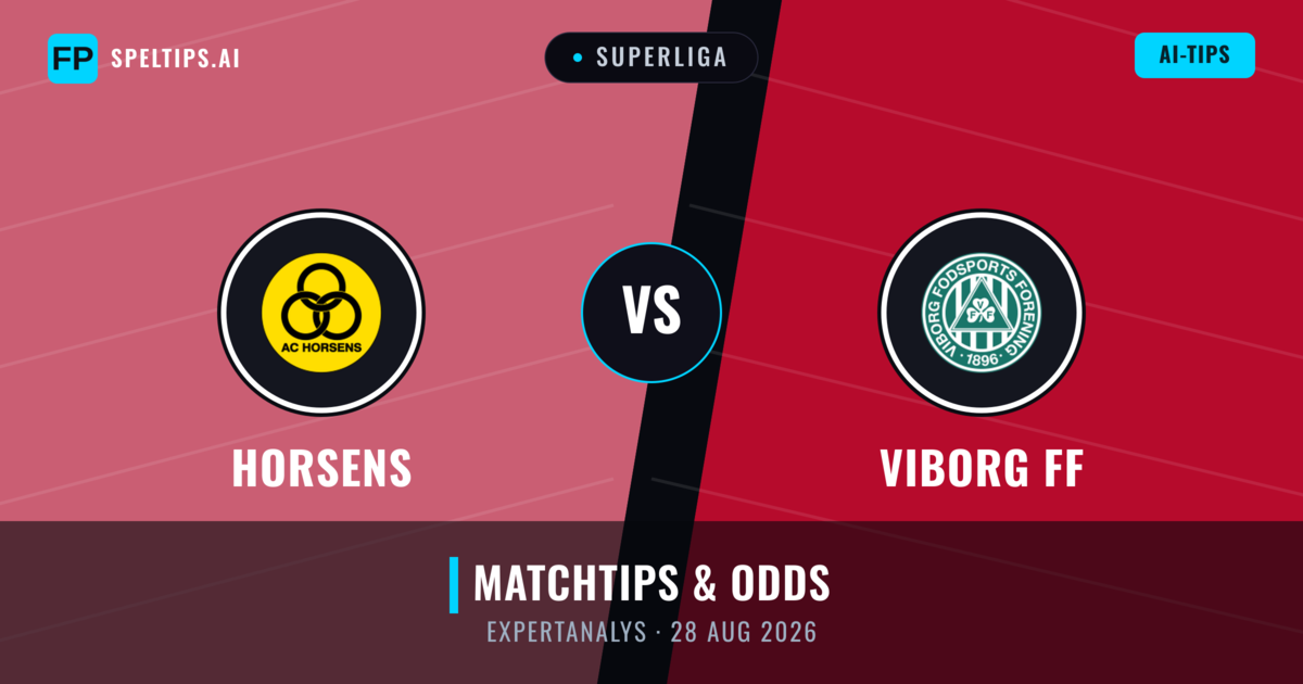 Horsens vs Viborg FF — matchtips och förhandstitt