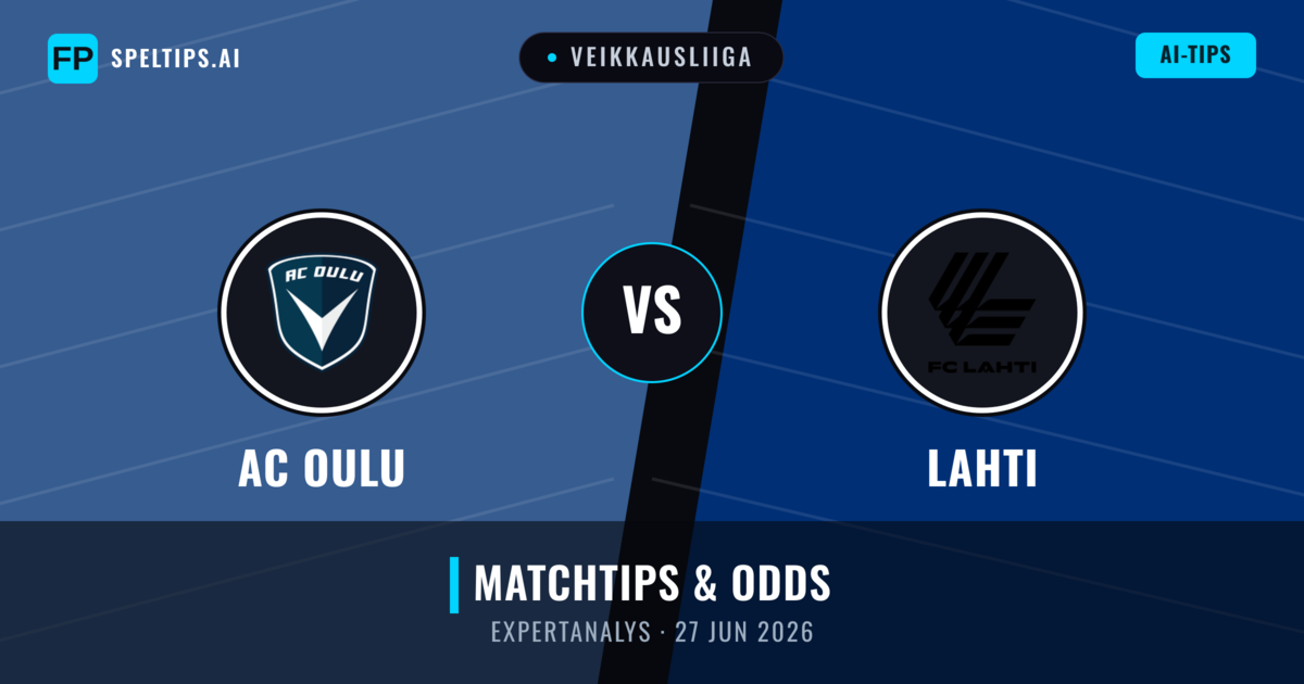 AC Oulu vs Lahti — matchtips och förhandstitt