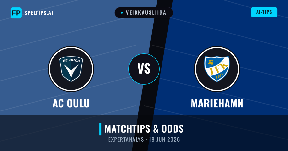AC Oulu vs Mariehamn — matchtips och förhandstitt