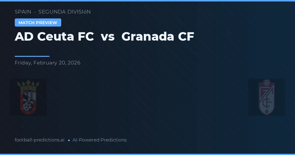 Ceuta FC vs Granada CF — matchtips och förhandstitt