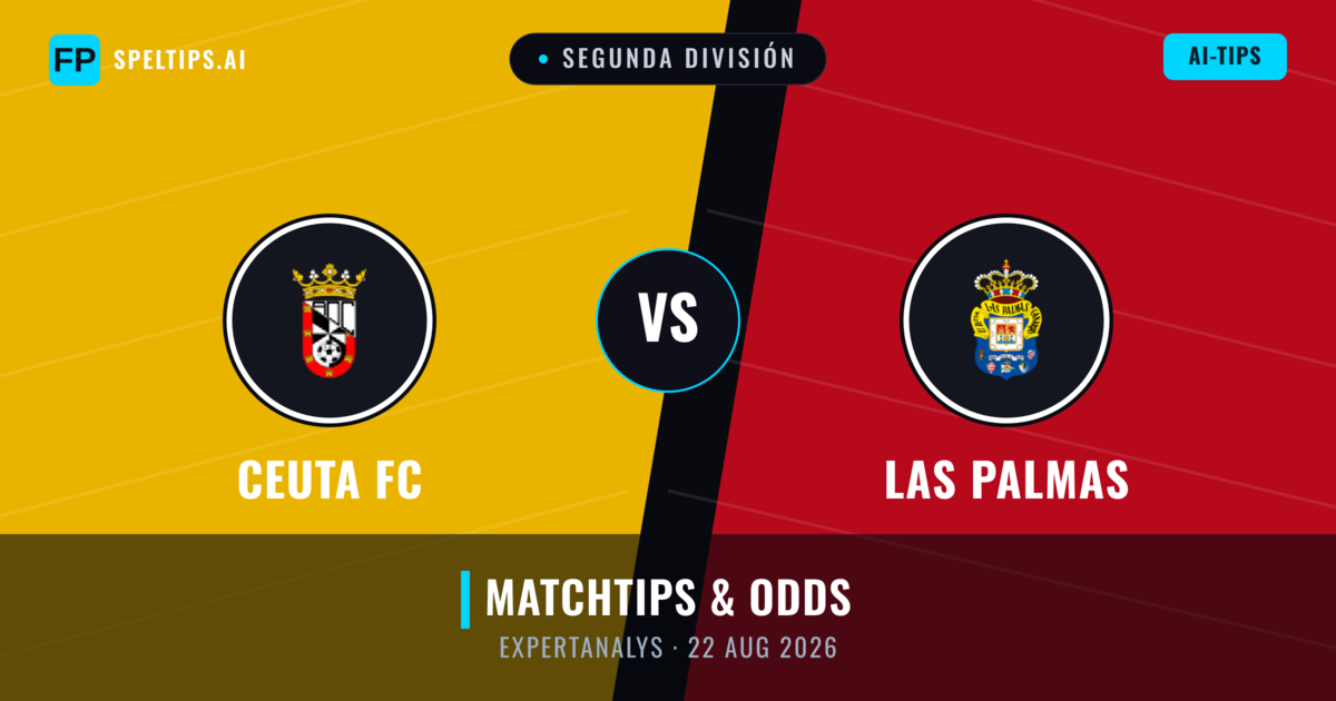 Ceuta FC vs Las Palmas — matchtips och förhandstitt