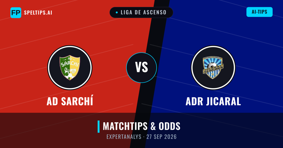 AD Sarchí vs ADR Jicaral — matchtips och förhandstitt