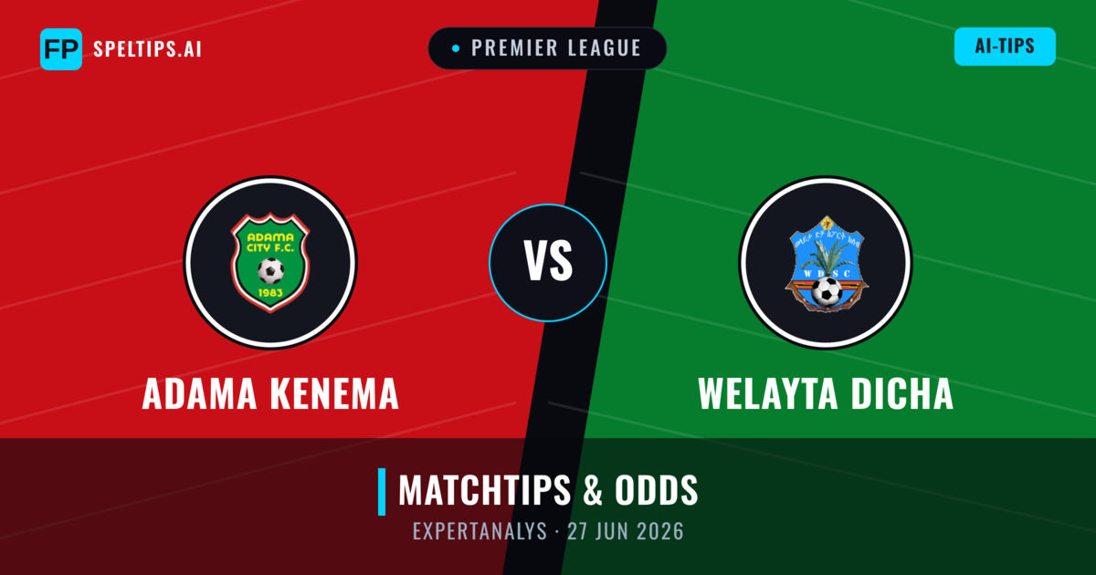 Adama Kenema vs Welayta Dicha — matchtips och förhandstitt