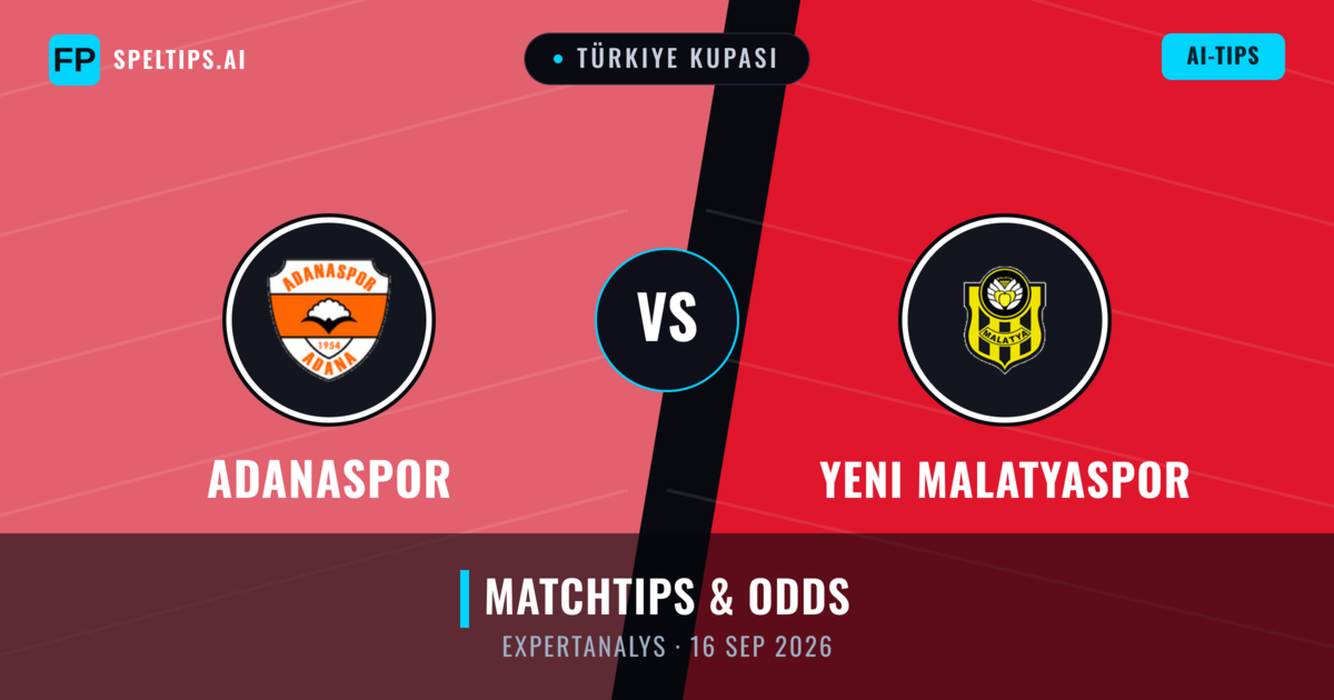 Adanaspor vs Yeni Malatyaspor — matchtips och förhandstitt