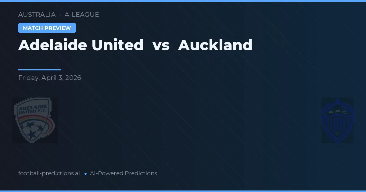 Adelaide United vs Auckland — matchtips och förhandstitt