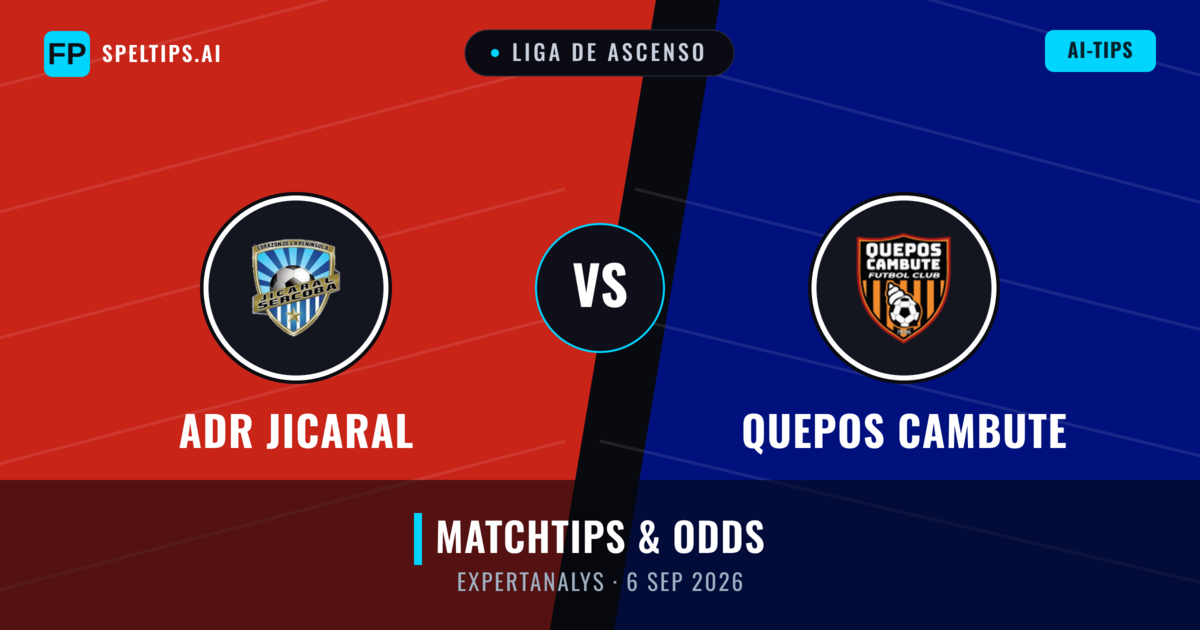 ADR Jicaral vs Quepos Cambute — matchtips och förhandstitt