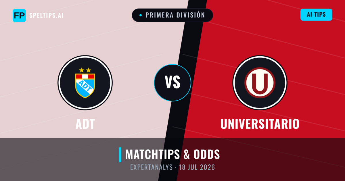 ADT vs Universitario — matchtips och förhandstitt