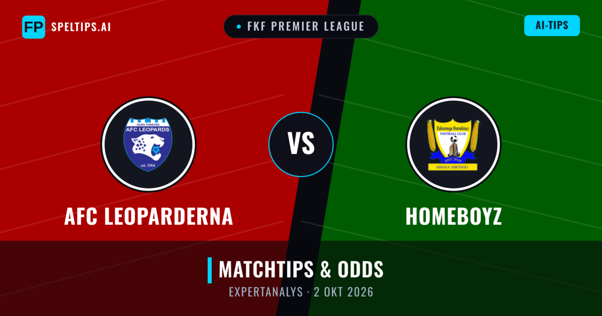 AFC Leoparderna vs Homeboyz — matchtips och förhandstitt