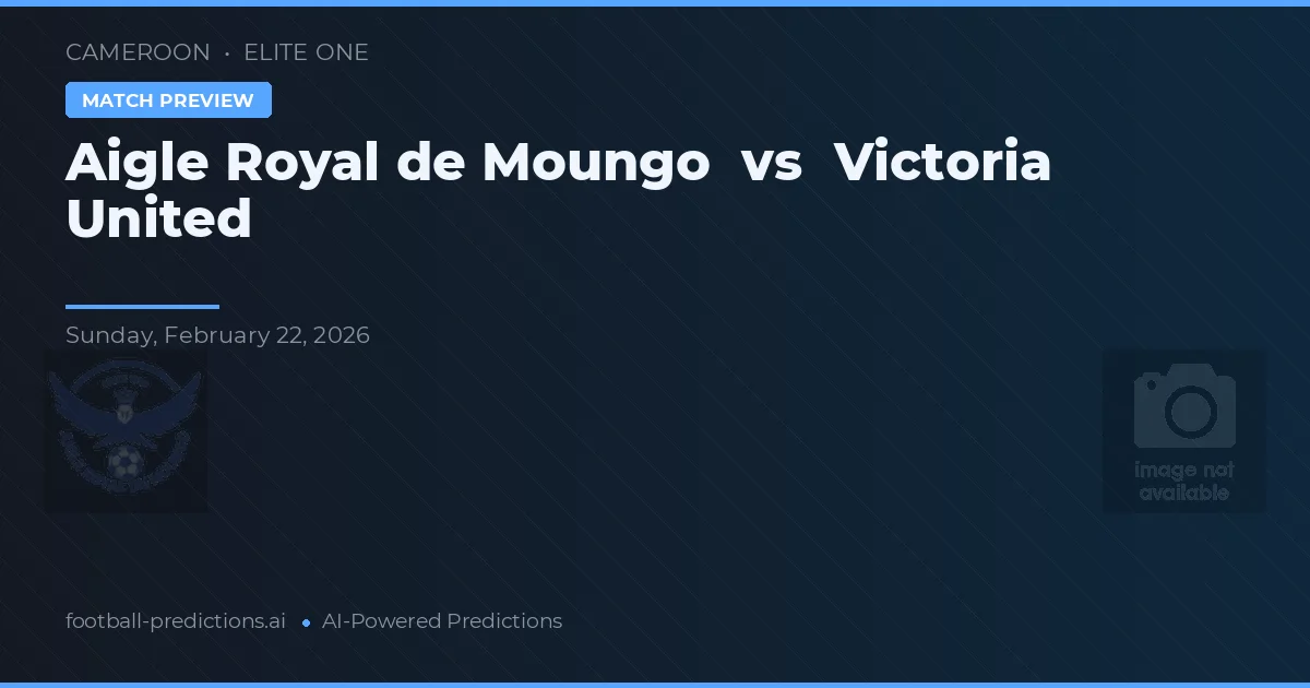 Aigle Royal de Moungo vs Victoria United — matchtips och förhandstitt