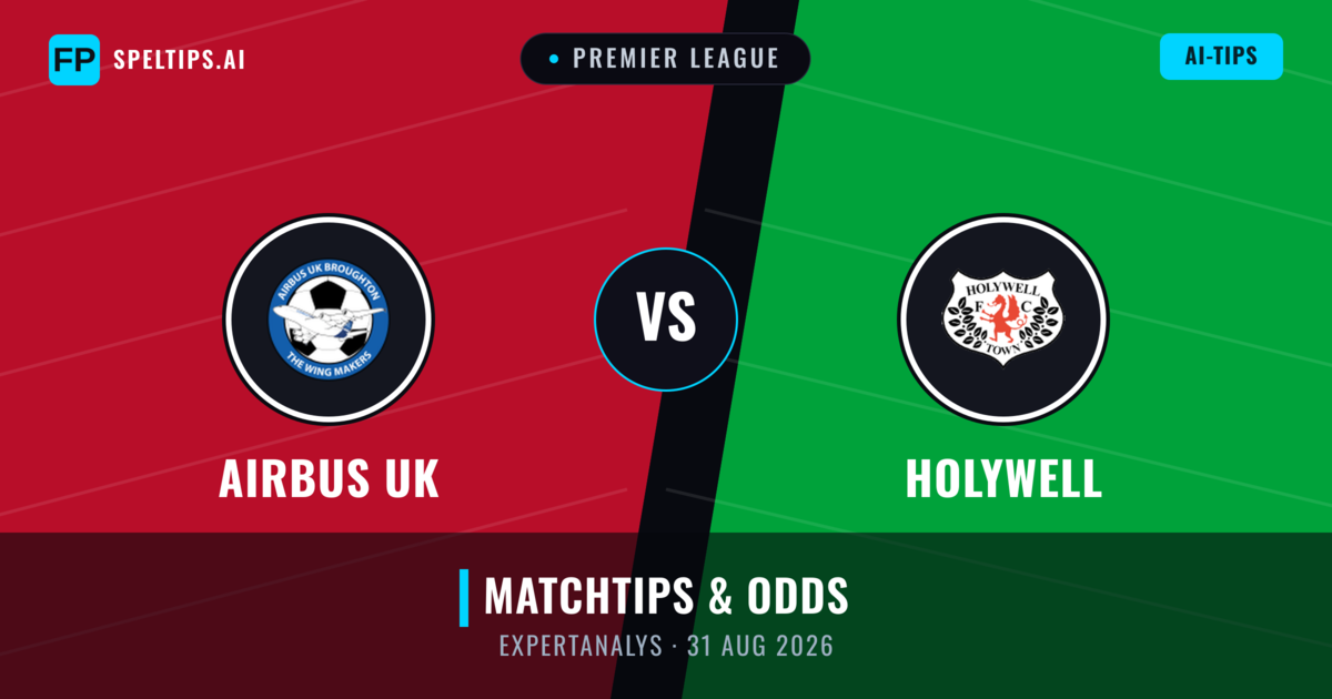 Airbus UK vs Holywell — matchtips och förhandstitt