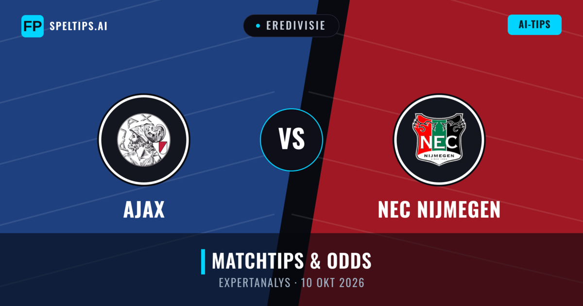 Ajax vs NEC Nijmegen — matchtips och förhandstitt