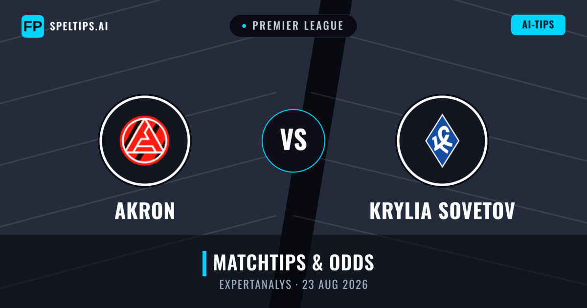 Akron vs Krylia Sovetov — matchtips och förhandstitt