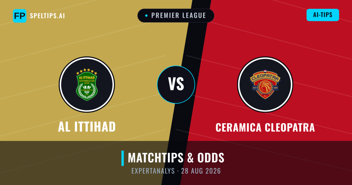 Al Ittihad vs Ceramica Cleopatra — matchtips och förhandstitt