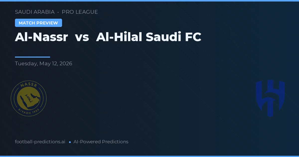 Al-Nassr vs Al-Hilal Saudi FC — matchtips och förhandstitt