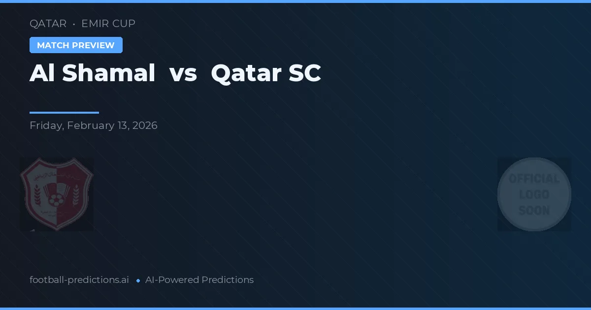 Al Shamal vs Qatar SC — matchtips och förhandstitt