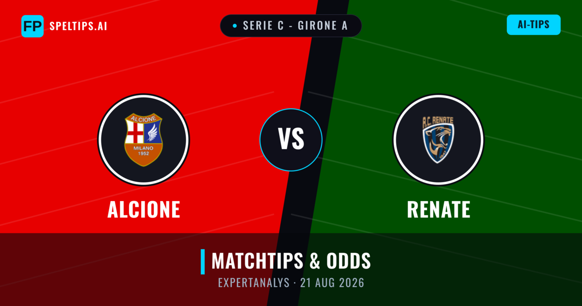 Alcione vs Renate — matchtips och förhandstitt