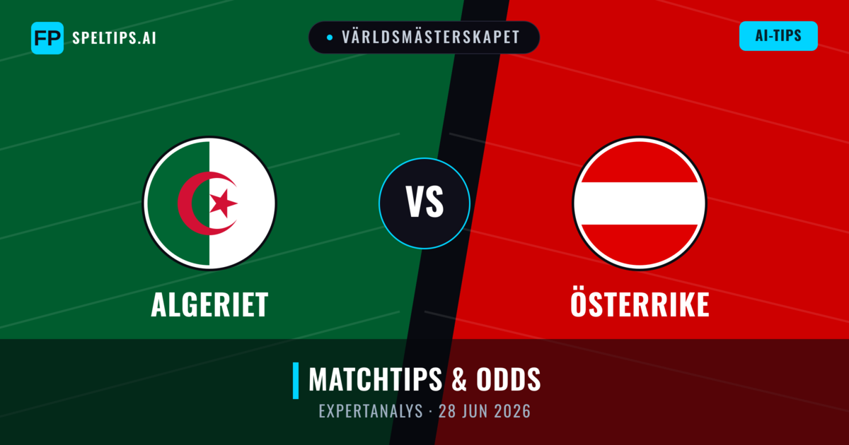 Algeriet vs Österrike — matchtips och förhandstitt
