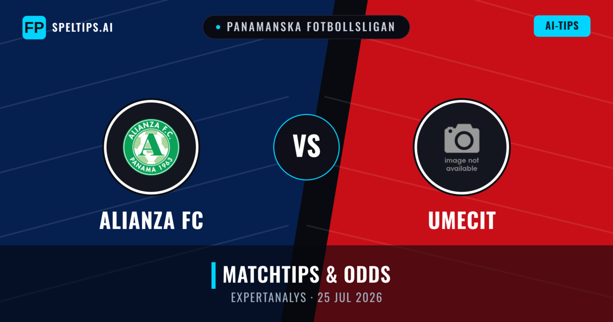 Alianza FC vs UMECIT — matchtips och förhandstitt