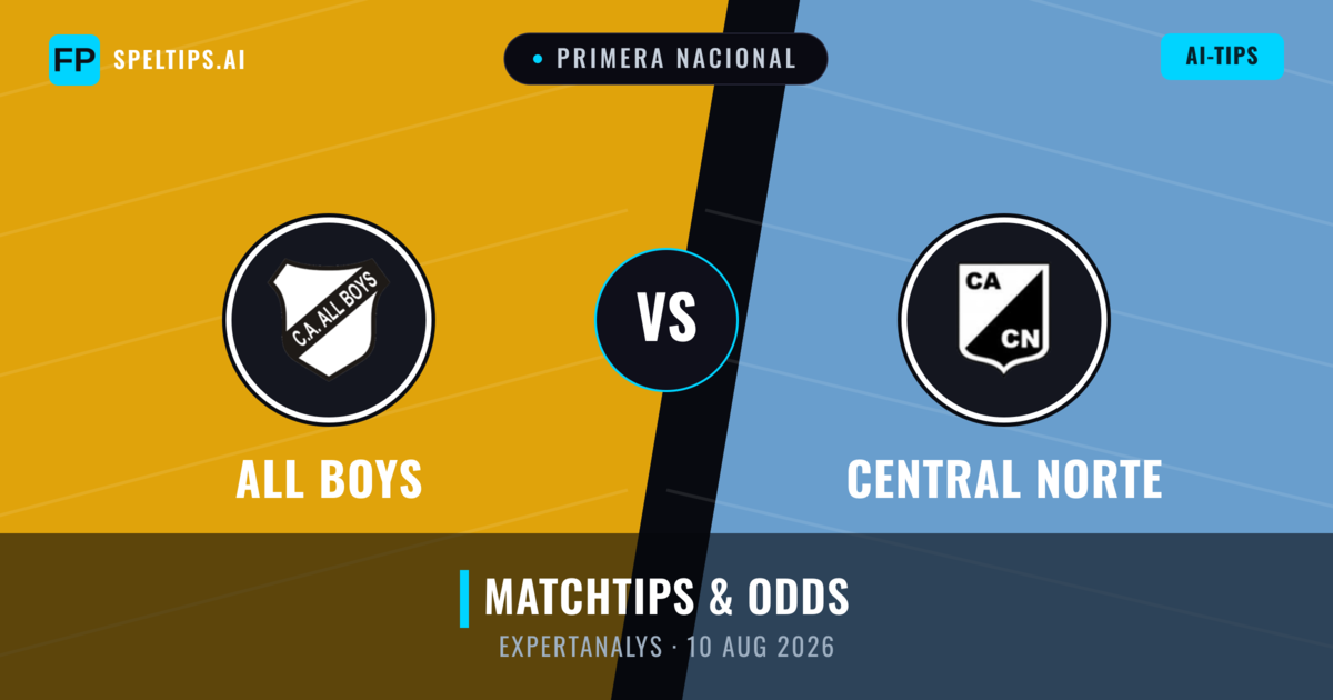 All Boys vs Central Norte — matchtips och förhandstitt