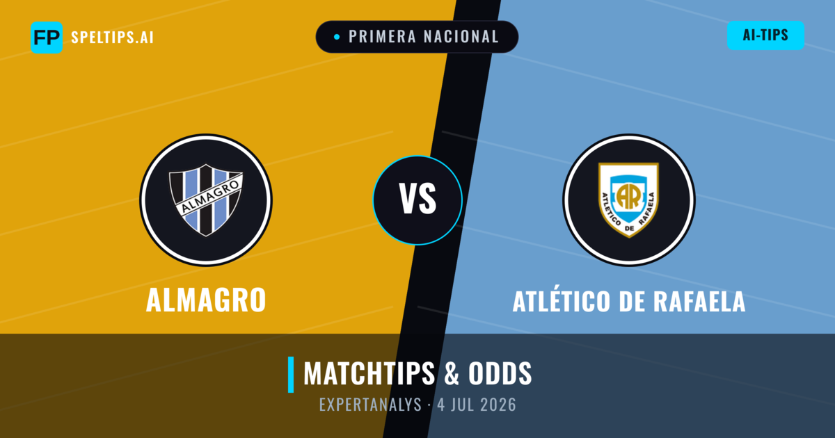 Almagro vs Atlético de Rafaela — matchtips och förhandstitt