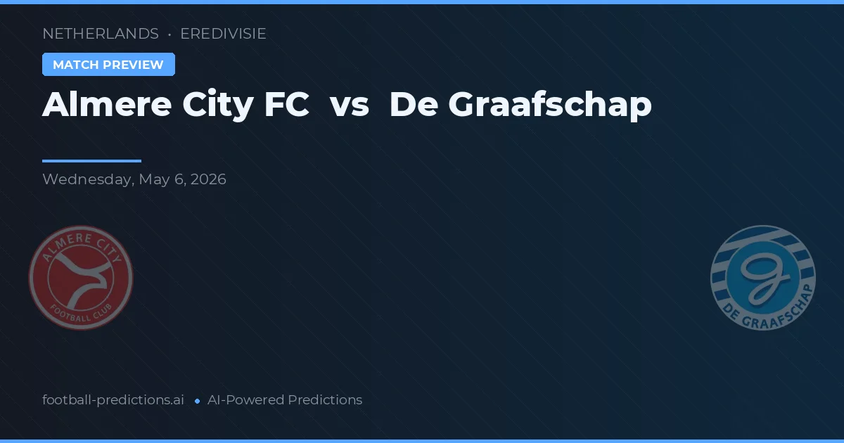 Almere City FC vs De Graafschap — matchtips och förhandstitt
