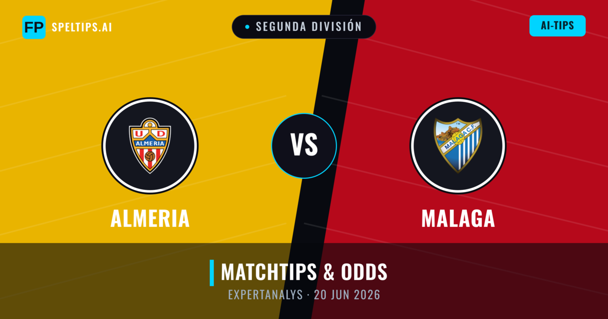 Almeria vs Malaga — matchtips och förhandstitt