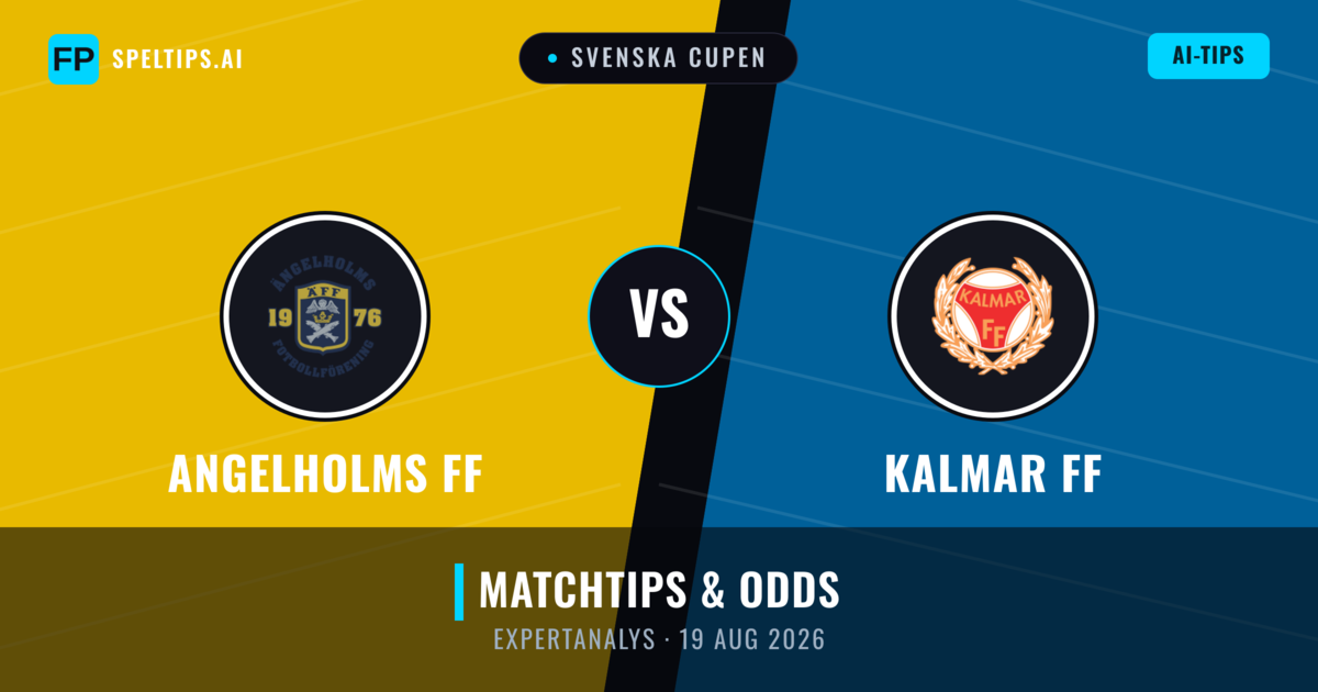 Angelholms FF vs Kalmar FF — matchtips och förhandstitt