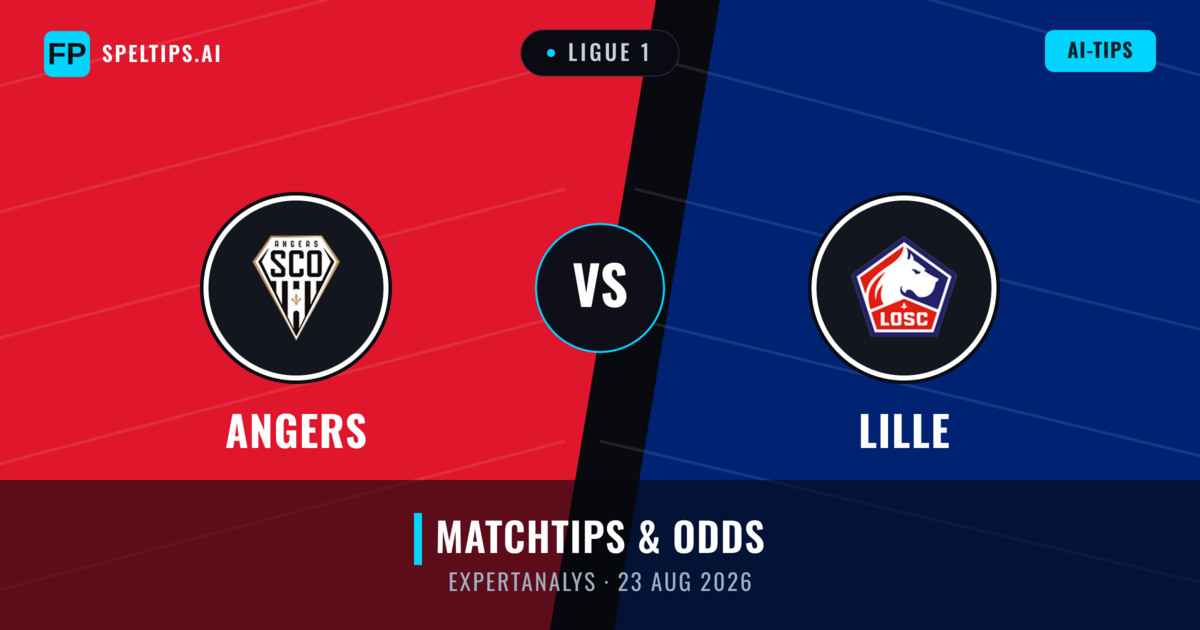 Angers vs Lille — matchtips och förhandstitt