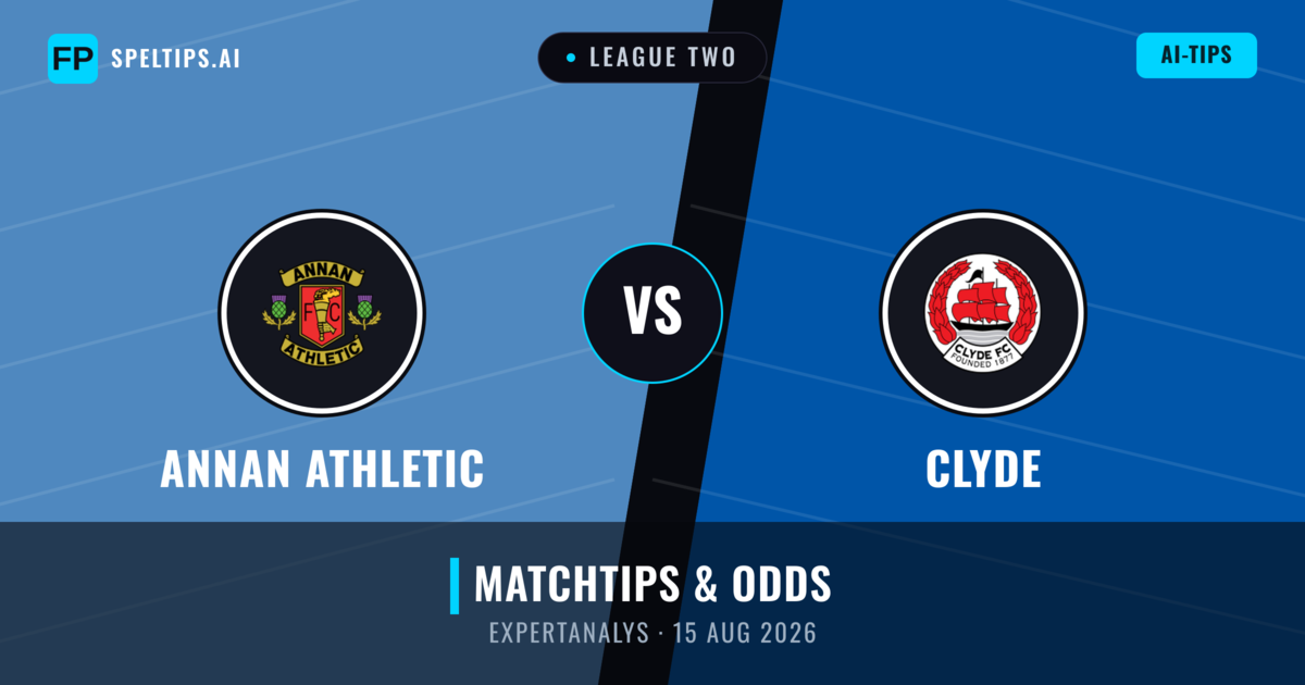 Annan Athletic vs Clyde — matchtips och förhandstitt