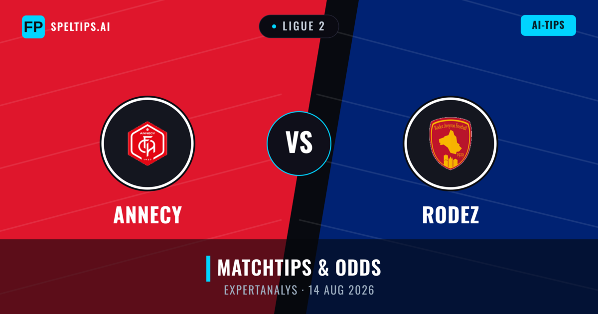 Annecy vs Rodez — matchtips och förhandstitt
