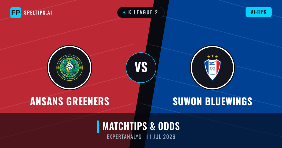 Ansans Greeners vs Suwon Bluewings — matchtips och förhandstitt