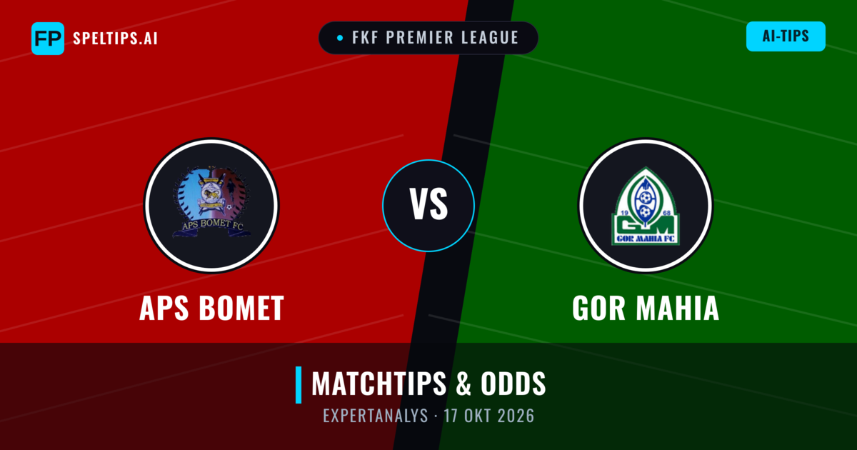 APS Bomet vs GOR Mahia — matchtips och förhandstitt