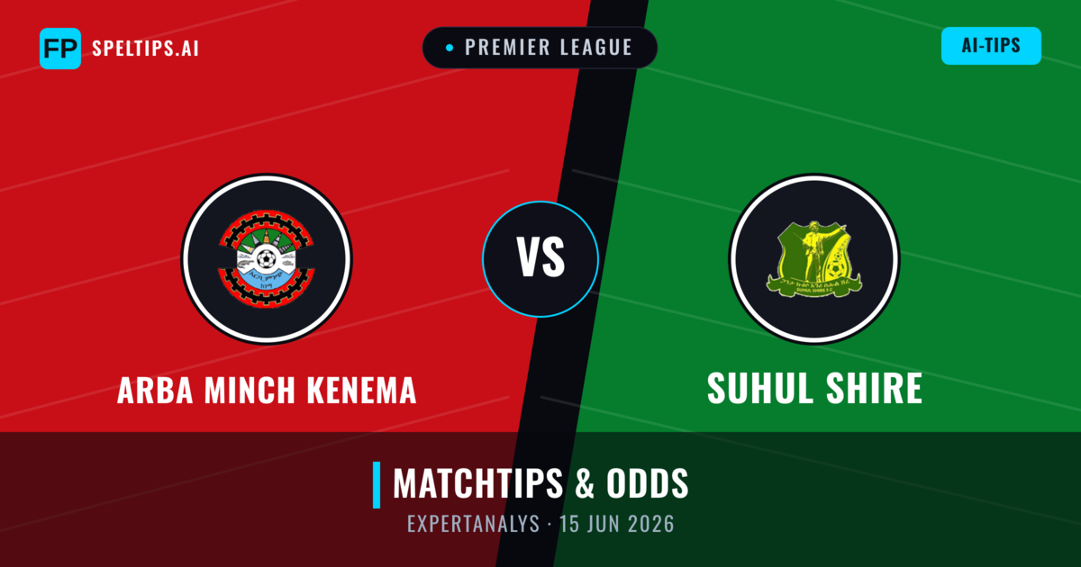 Arba Minch Kenema vs Suhul Shire — matchtips och förhandstitt
