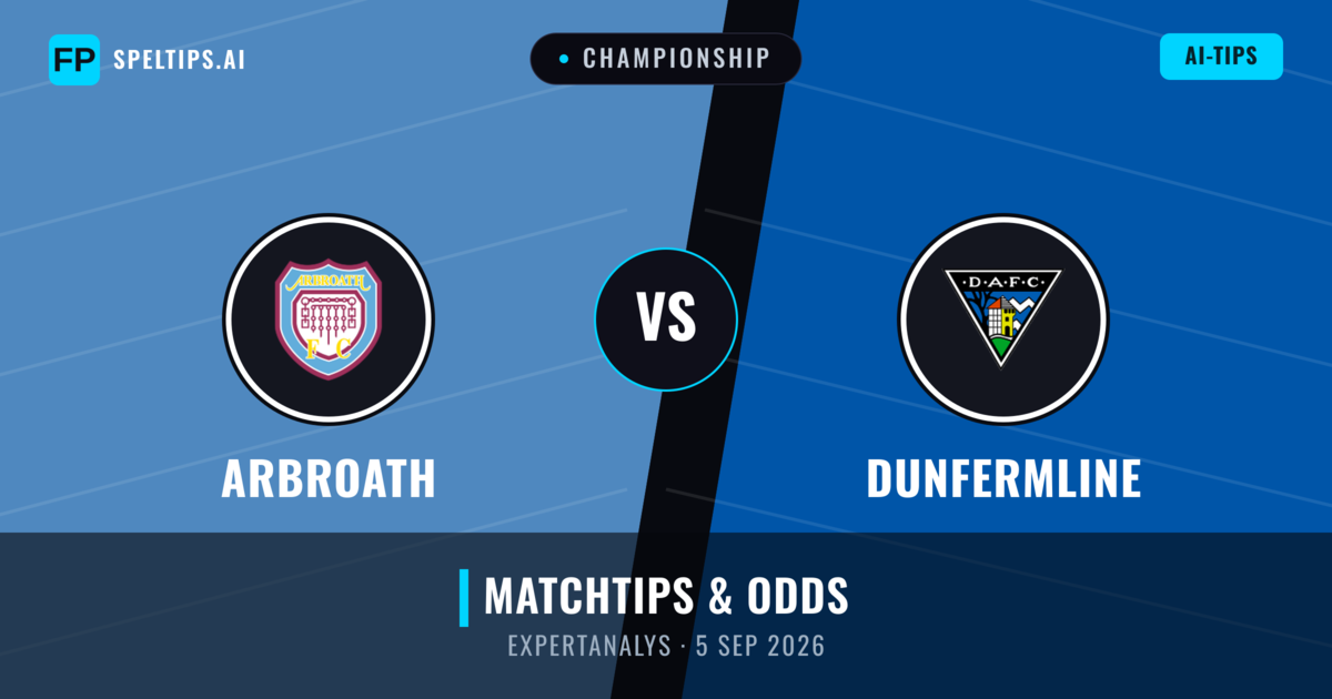 Arbroath vs Dunfermline — matchtips och förhandstitt