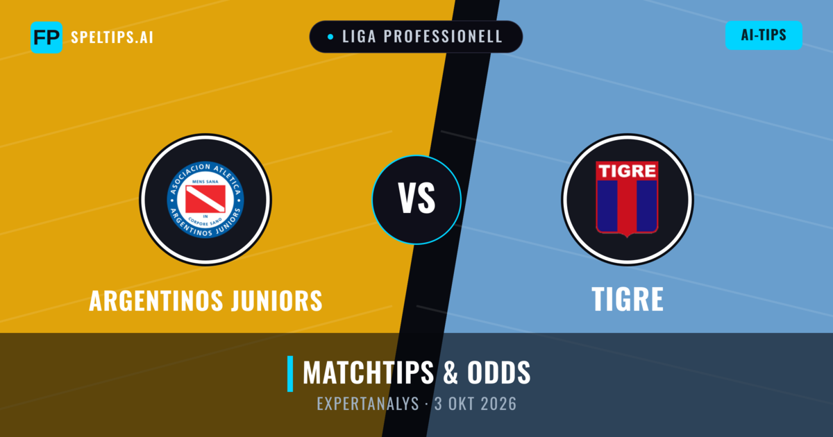 Argentinos Juniors vs Tigre — matchtips och förhandstitt