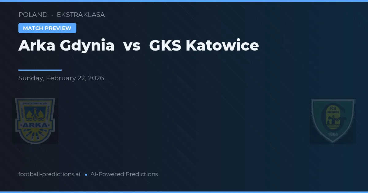 Arka Gdynia vs GKS Katowice — matchtips och förhandstitt