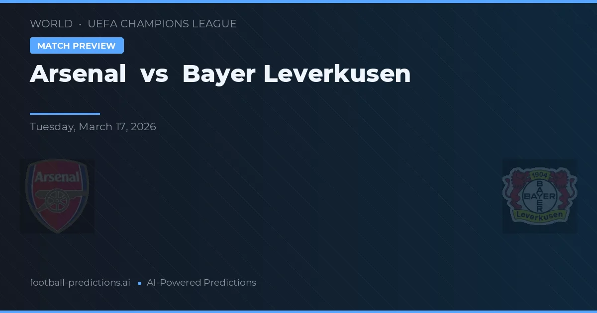 Arsenal vs Bayer Leverkusen — matchtips och förhandstitt